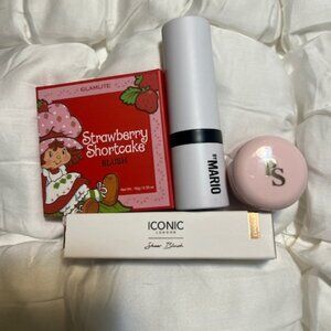 NWT Glamlite & Iconic London Blush & Almost New By Mario & Polite Society Blush